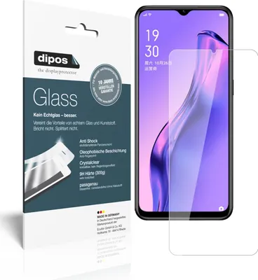 Produktbild von 1x Schutzfolie für Oppo A31 - Anti-Shock 9H Folie dipos Glass Kunststoffglas