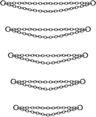 Image de Ensemble de colliers Neusring argentés pour femmes et hommes