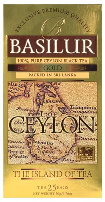 Zdjęcie produktu dla Herbata czarna Basilur Gold - 25 x 2 g