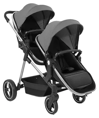 Immagine prodotto di Carrello gemello, leggero, pieghevole, GRIGIO