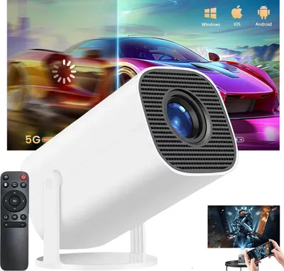 Obrázok produktu pre 1080P 180° Otočný Mini Projektor Wifi, Bluetooth Smart Tv, Android12