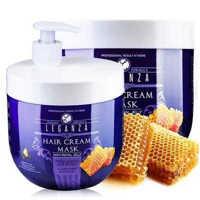 Obrázek produktu pro Leganza hair cream maska na vlasy s mateří kašičkou 1000 ml