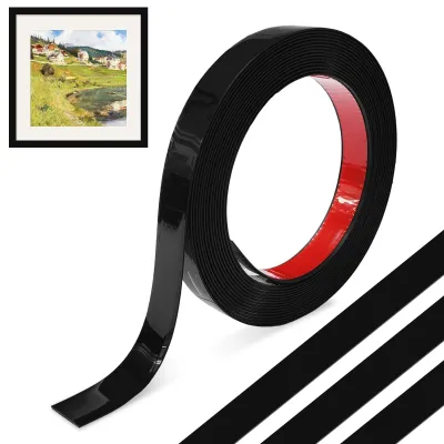 Image de Bandes décoratives adhésives pour murs, 12 mètres - Flexibles, idéales pour les angles et les plafonds