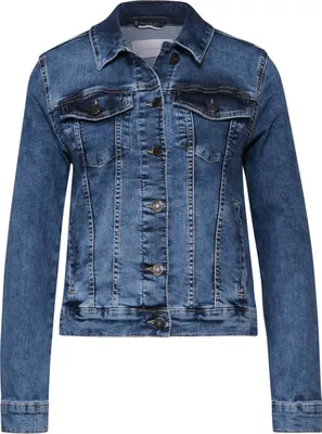 Produktbild von Street One Jeans Jacke 'Jeansjacke', A212417, Mid Blue Random, Gr. 40