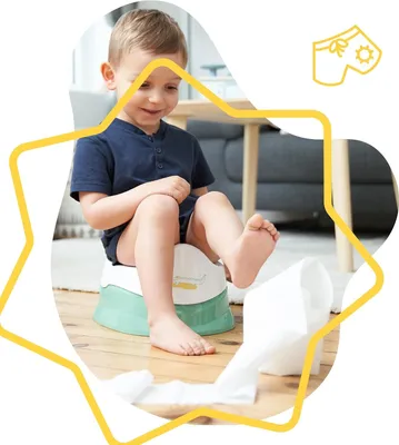 Produktbild von Bequeme Töpfchen mit abnehmbarer Toilettenschüssel für die Töpfchentraining