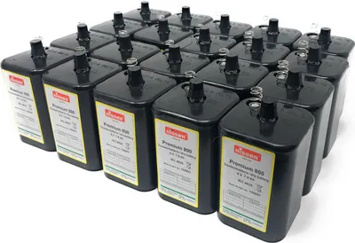 Produktbild von 4R25 6V-Blockbatterie Ersatz für Nissen IEC 4R25 Batterie für Billardtisch 20er Set
