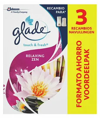 Produktbild von Glade Touch & Fresh Relaxing Zen 10 ml