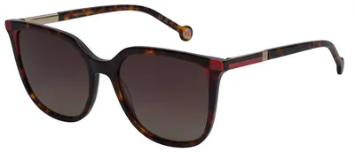 Image de Carolina Herrera HER 0140/S Havana red 54/17/145 Lunettes de soleil pour femme