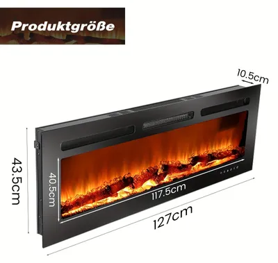 Zdjęcie produktu dla Kominek elektryczny - Grzejnik dekoracyjny - Kominek ścienny - Kominek wbudowany - Kominek wolnostojący - Moc grzewcza: 2000W