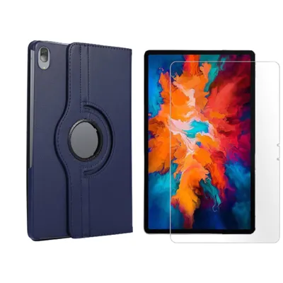 Produktbild von 2in1 Tablet Set für Lenovo Tab P11 2021 TB-J606F TB-J606X 11 Zoll mit Magnet Cover Auto Sleep/Wake Ruhemodus + Schutzfolie Hülle Smart Case Hartglas