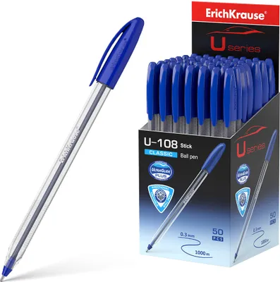 Produktbild von Kugelschreiber U-108 Classic 0,3mm 50er Pack Blau