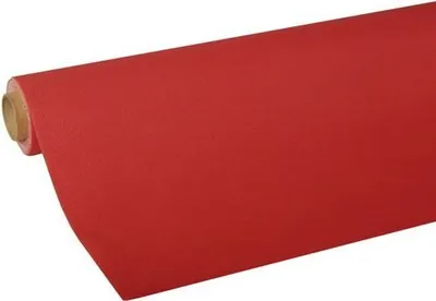 Produktbild von 10 Papstar Tischdecke, Tissue ROYAL Collection 5 m x 1,18 m rot 82034