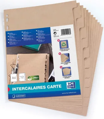Immagine prodotto di Oxford Register Touareg A4 280 g/qm Karton 12-teilig