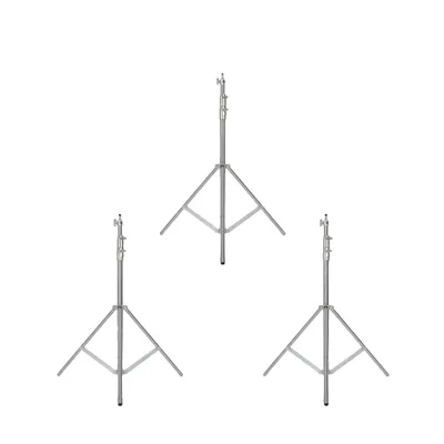 Image de Trépieds photo, hauteur réglable 290 cm, alliage léger d'aluminium, 3 pièces de trépieds