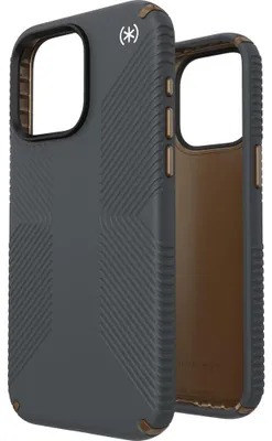 Productafbeelding van Speck Presidio2 Grip, hoesje, geschikt voor Apple iPhone 15 Pro Max, 17 cm (6.7 inch), grijs