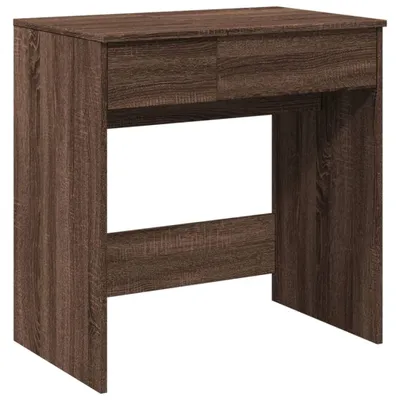 Obrázok produktu pre vidaXL Toaletný stolík so zrkadlom hnedý dubový vzhľad 73x46,5x120 cm