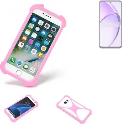 Produktbild von K-S-Trade Handy Hülle kompatibel mit Oppo A3x CPH2641 Schutz Hülle Bumper Silikon Schutz Hülle Cover Case Silikoncase Silikonbumper TPU Softcase