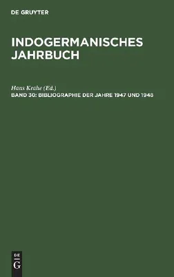 Produktbild von Bibliographie der Jahre 1947 und 1948