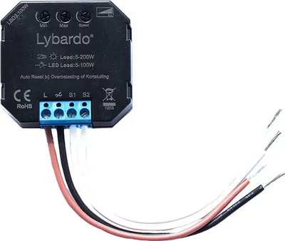 Produktbild von Lybardo LED-Impulsdimmer 5-100 Watt | Universal | Unterputz