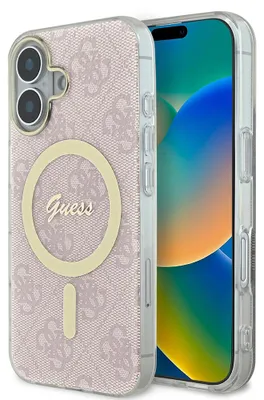 Obrázok produktu pre Puzdro Guess Iml 4G Magsafe pre Iphone 16 - ružové