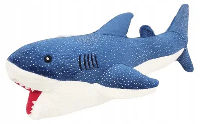 Produktbild von Granda Plüschtier Hai weiß-blau 37 cm