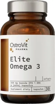 Produktbild von Ostrovit Elite Omega 3 (30 Kapseln) 5903246225310