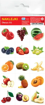 Immagine prodotto di Adesivi frutta 01