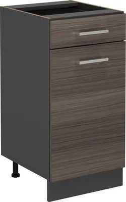 Produktbild von Küchenunterschrank Vicco R-Line Edelgrau 40 cm ohne Arbeitsplatte, Model 53543