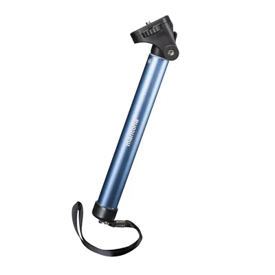 Zdjęcie produktu dla Statyw ręczny Mantona Selfy niebieski do GoPro i smartfonów z ramieniem teleskopowym 91 cm