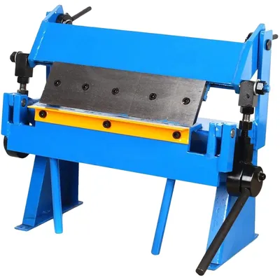 Immagine prodotto di Piegatrice per lamiera, larghezza di piegatura 30 cm, angolo regolabile, blu