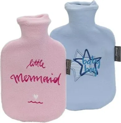 Produktbild von Wärmflasche für Kinder mit Fleecebezug>>>>Farbe: rosa