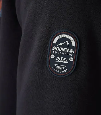 Produktbild von CASAMODA Herren Hoodie langärmlig mit Kapuze, Kordelzug und Bündchen