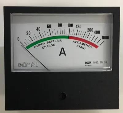Produktbild von ELMAG Amperemeter 0-1000 A. 95x85mm für