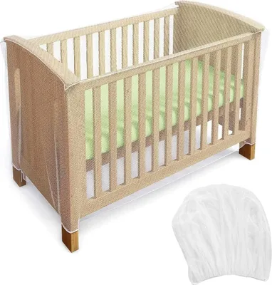 Produktbild von Zusammenklappbares Moskitonetz für Kinderbett - Mückennetz für Babybett - 140 x 70 x 70 cm