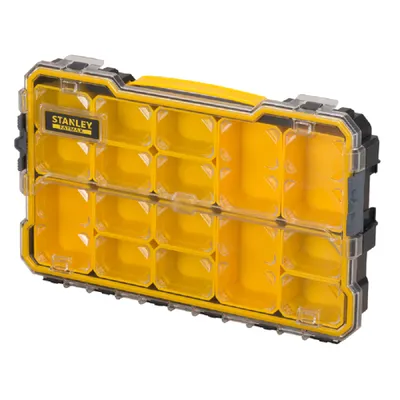 Produktbild von Stanley FMST1-75779 Kleinteile- und Werkzeugkasten de Kleinteilekasten Polycarbonat (PC) Schwarz, Gelb