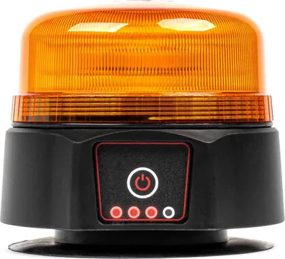 Zdjęcie produktu dla Bezprzewodowa lampa ostrzegawcza kogut LED R65 R10 12V 24V AMIO-03931