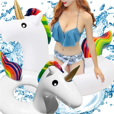 Obrázek produktu pro Plážová matrace Kolo velký jednorožec 90 cm