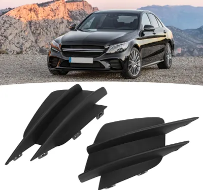 Image de Paire de grilles de phares antibrouillard gauche et droite 2058857202, pièces de rechange pour Mercedes-Benz Classe C W205 2019 à 2020 Facelift