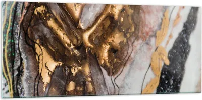 Produktbild von Bilder auf glas - Einteilig - Abstraktion Marmor Textur - 120x50cm - Glasbilder - Wandbilder - Bilder - Wanddekoration aus Glas - Glas Bilder - Wandbild auf Glas - GAB120x50-4549