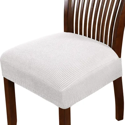 Produktbild von 2pcs Sitzbezüge für Esszimmerstühle, abnehmbare und waschbare Sitze