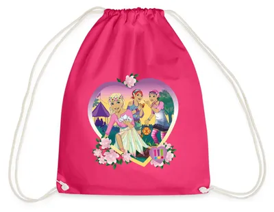 Produktbild von Spreadshirt Die Drei Ausrufezeichen Nacht Der Elfen Turnbeutel, One size, Fuchsia