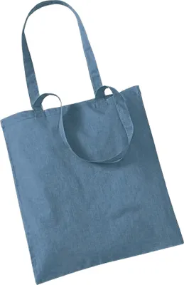 Produktbild von Westford Mill W101 | Bag for Life - Long Handles Einkaufstasche - 38 x 42 cm - Farbe: Airforce Blue - Größe: One Size