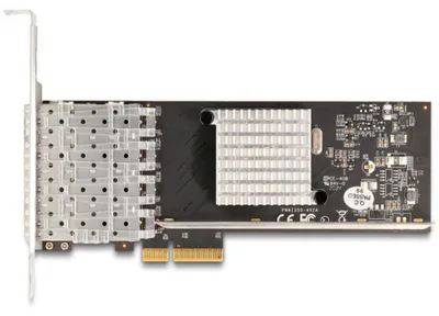 Produktbild von Delock PCI Express x4 Karte zu 4 x SFP Slot Gigabit LAN i350