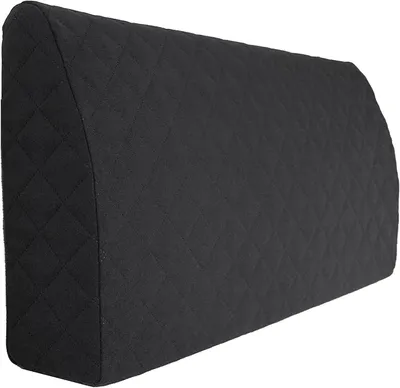 Produktbild von Rückenkissen 90 x 45 cm – Bequemes Rückenkissen für Bett, Sofa oder Palettenmöbel. Vielseitiges Rückenstützkissen mit abnehmbarem Bezug. Ideal als Lesekissen. Anthrazit.