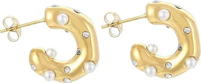 Produktbild von Ohrringe KI-28729 - Elegante Goldohrringe KP28729