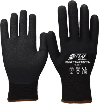 Produktbild von Arbeitshandschuhe | 12 Paar Nitras Snow Fighter Winterhandschuhe | Gr. 10