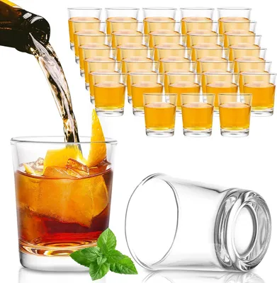 Produktbild von LDHHYH 36 Schnapsgläser 2,5 cl/25 ml, Glas-Schnapsgläser, Schnapsgläser, Schnapsgläser 2,5 cl/25 ml, Schnapsgläser für Schnapsgläser