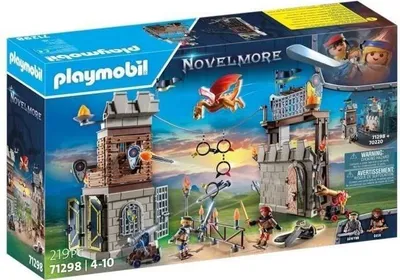 Zdjęcie produktu dla PLAYMOBIL Novelmore Turniej Rycerski 71298, 219 elementów, Z Smokiem