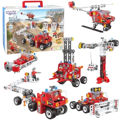 Produktbild von Woopie Creator City Feuerwehr-Bauset