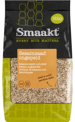 Obrázok produktu pre Smaakt Sesamzaad nelúpaný 250 g - Prírodné sezamové semienka na varenie a pečenie